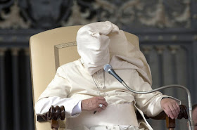 Pope Francis masked