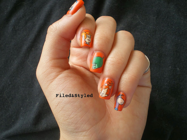 Flintstones Nails