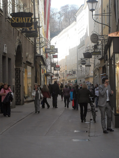 Geitredegasse, la calle principal de Salzburgo