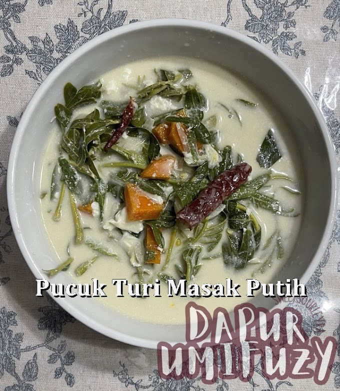 Pucuk Turi Masak Putih Dengan Keledek