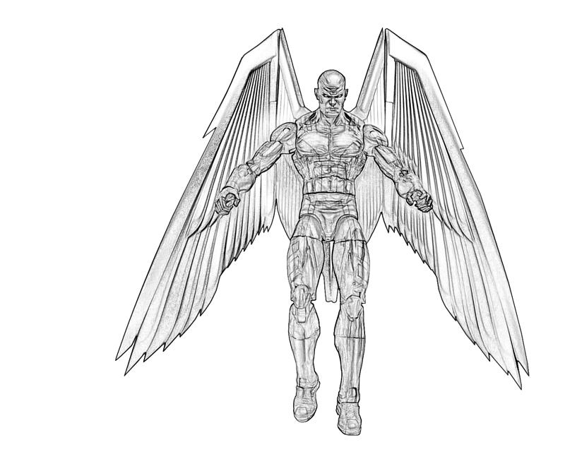 Archangel Character Coloring Pages title=