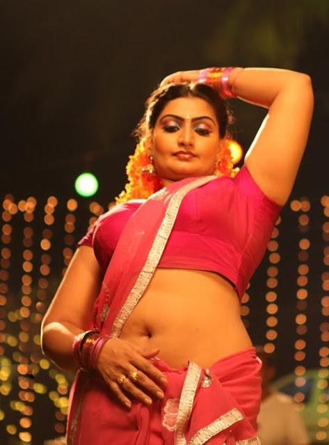indian aunty hot navel show