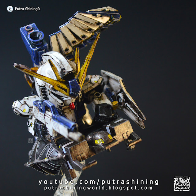 SD RX-93ff ν Gundam and Customize Weathering by Putra Shining