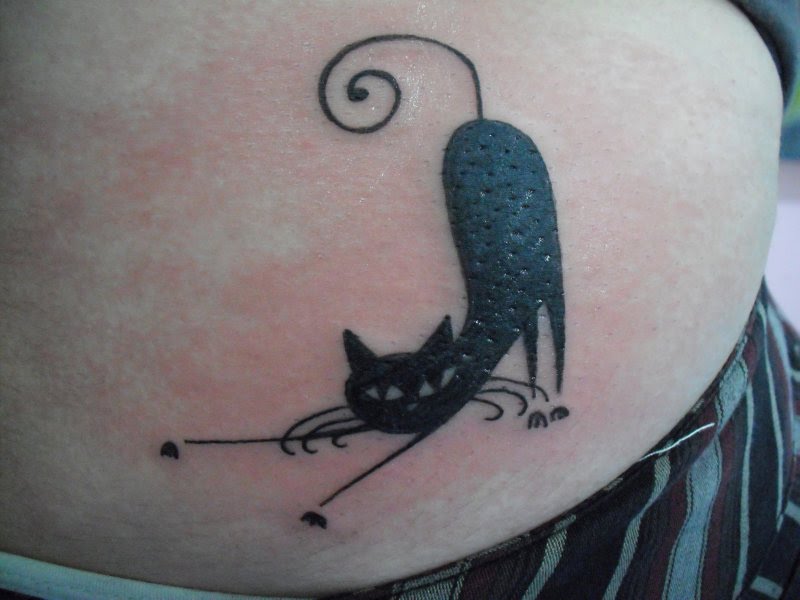Tattoo Gato Postado por Aerosol Tattoo s 0817