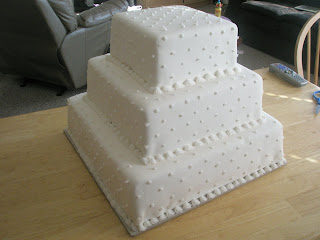 Fondant Wedding Cake-How to and Recipe