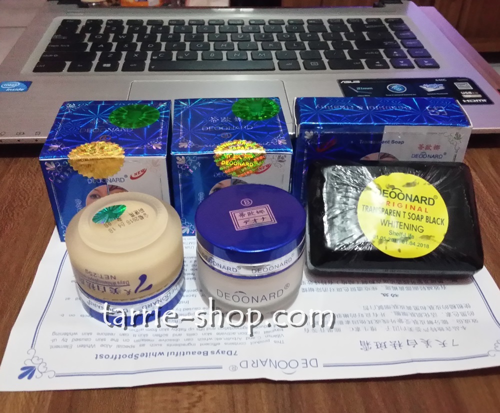 Paket Cream Deoonard 7 Days Sabun Whitening