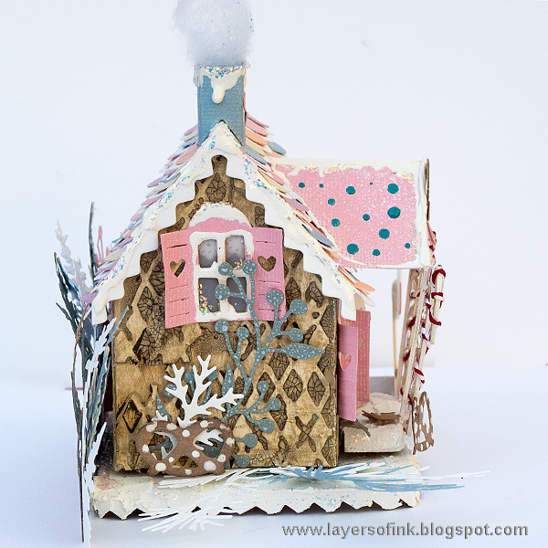 Layers of ink - Pastel Paper Gingerbread House Tutorial by Anna-Karin