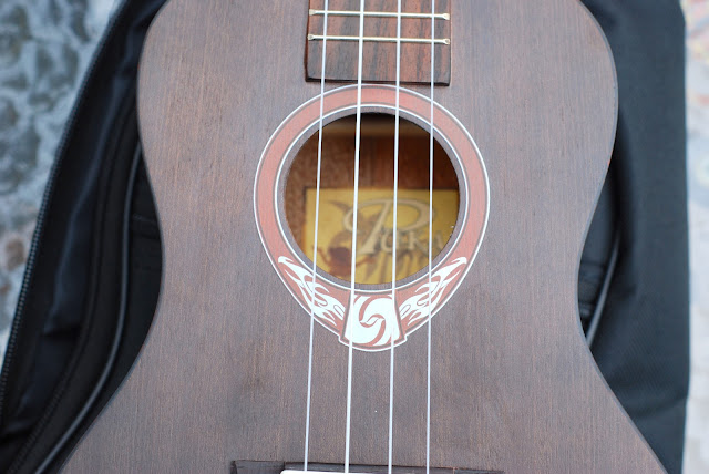 Puka PK PHC Ukulele soundhole detail