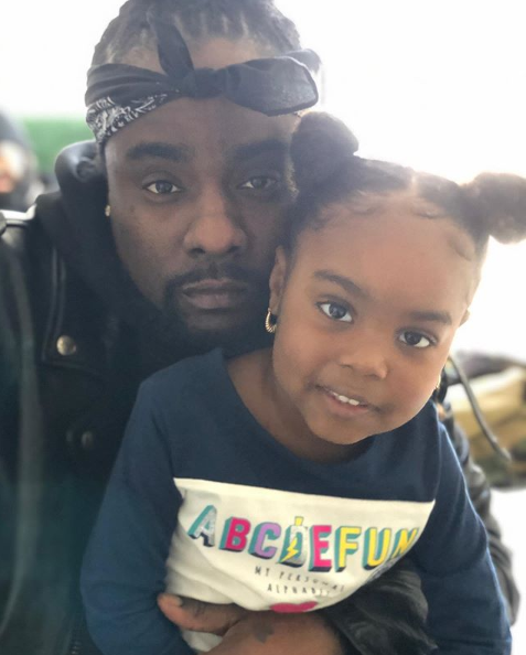 Adorable photo of rapper, Wale and his daughter, Oluwakemi