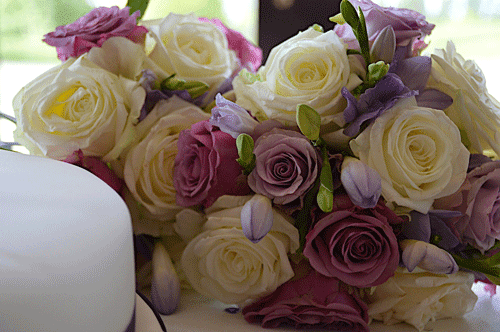 Ramo de rosas para novia 