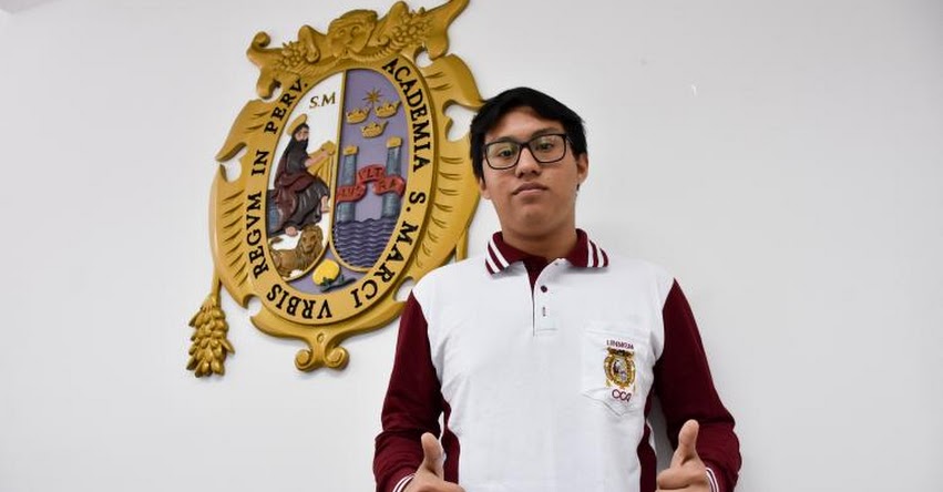 ALDO RODRÍGUEZ GUTIÉRREZ: Postulante de 16 años que ocupó el primer puesto en la Universidad de San Marcos sueña con estudiar en el extranjero