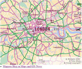 Michelin Maps API - London Map