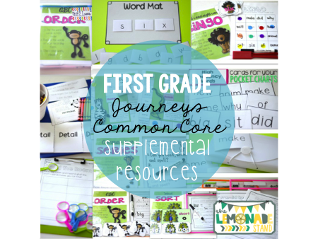 first grade journeys supplemental resources