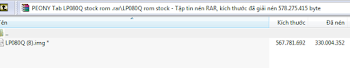 ROM PEONY Tab LP080Q rom stock RKBatchTool  hàn quốc ok