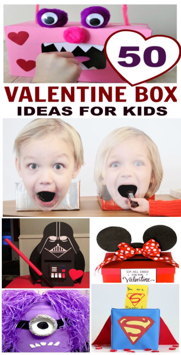 Fun & creative valentine boxes for kids.  Great ideas for card holders for class parties! #valentinesday #valentinesboxidescreative #valentinesboxesforschool #valentinescardboxideas #growingajeweledrose #activitiesforkids