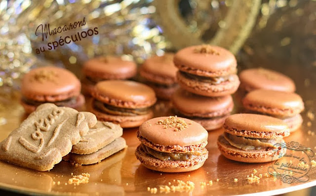 macarons au spéculoos