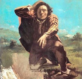 The Man Made Mad By Fear Gustave Courbet