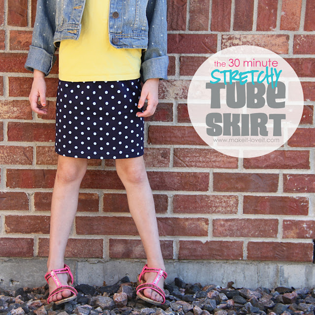 tube skirt sewing tutorial