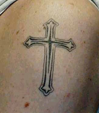 roman catholic cross tattoos