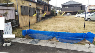 鳥害・害鳥対策トリニガス設置例ゴミ置場