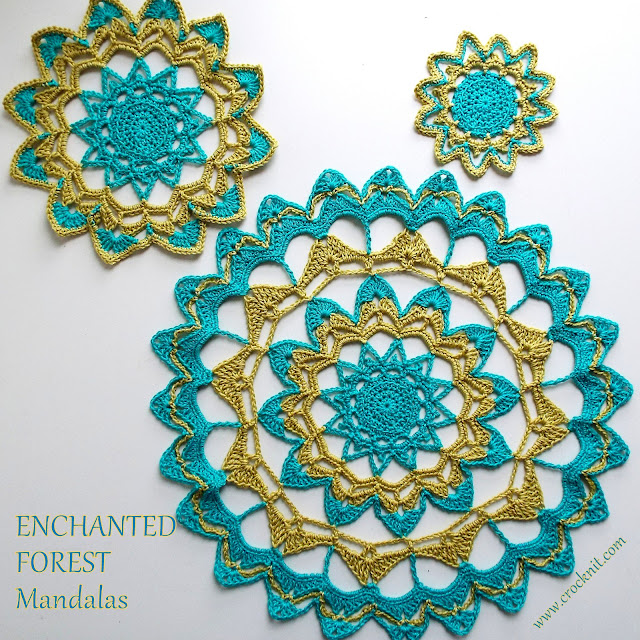 crochet patterns, how to crochet, mandalas, doily, coasters,