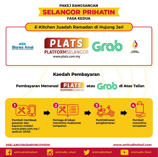 Beli Juadah Berbuka Puasa Di Platfrom e-Bazar (PLATS) Untuk Warga Selangor