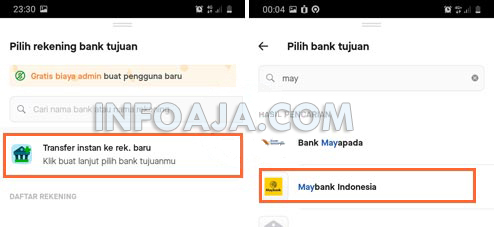 cara transfer gopay ke isaku