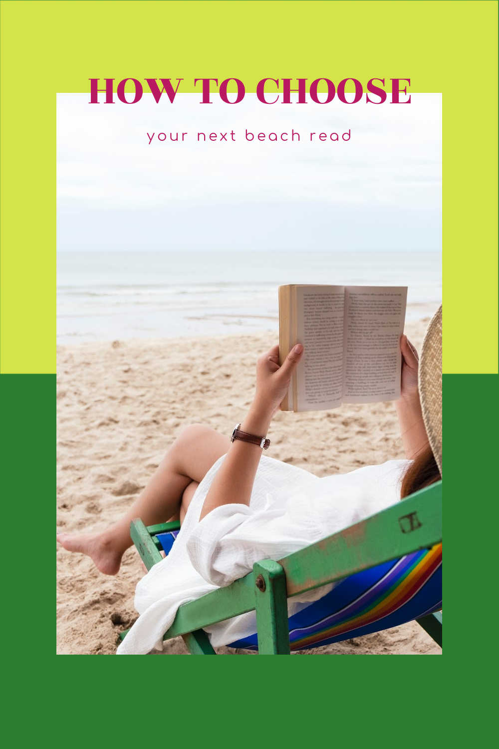 tips for choosing your next beach read