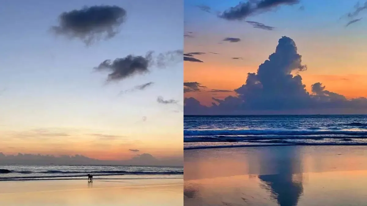 Sore Hari di Pantai Petitenget Bali