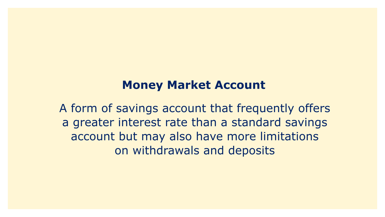 A form of savings account that frequently offers a greater interest rate than a standard savings account but may also have more limitations.