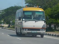 Bus in Lumut Town brunei