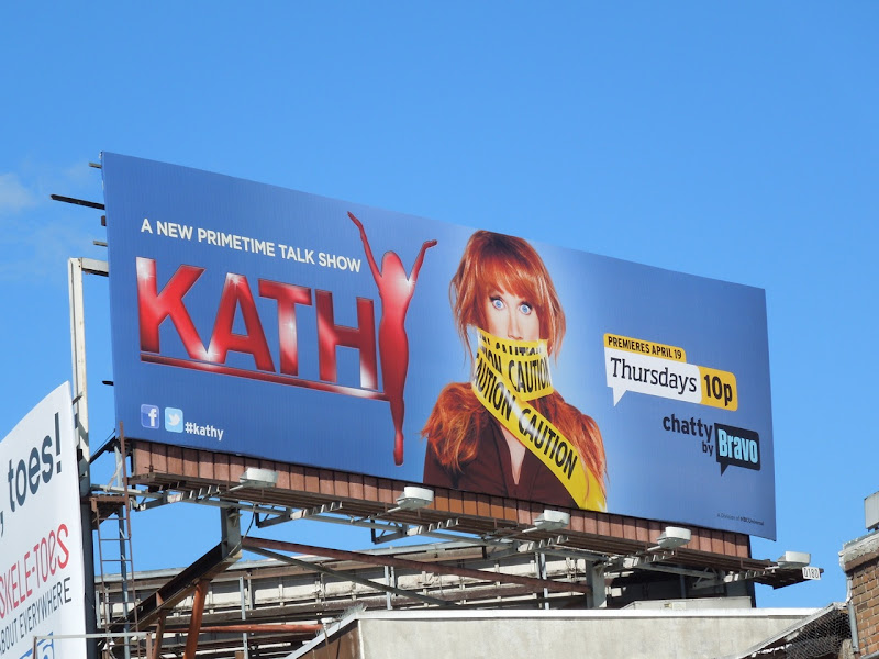 Kathy Griffin talkshow billboard