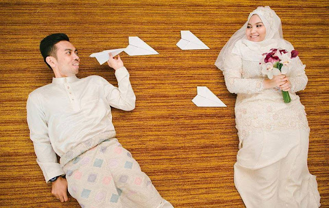 Foto Pengantin Malaysia yang Romantis dan Lucu 