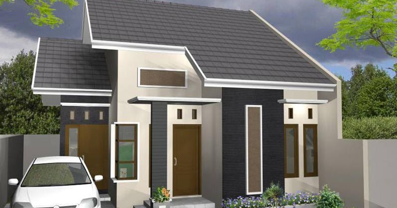 60 Gambar Rumah Minimalis 1 Lantai Tampak Depan dan Warna 