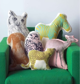 Fauna animal cushions by Areaware