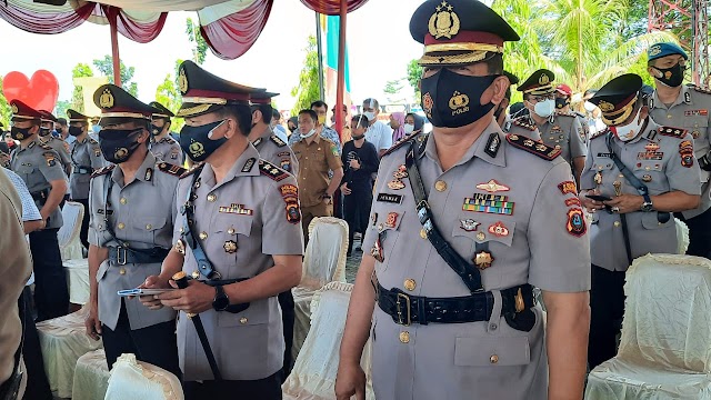 Kapolres Serdang Bedagai Hadiri Upacara Pembukaan pendidikan 450 Bintara Polri Polda Sumut