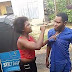 A prostitute (Ashawo) disgraces man publicly  in delta State over failure to pay for service rendered.