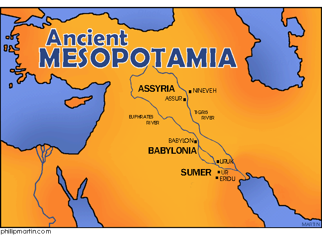 Mesopotamia Map