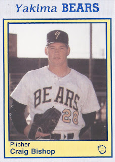 Craig Bishop 1990 Yakima Bears card