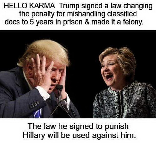 BLOWBACK: Trump passes Traitor Law to punish Hillary... but NOW it'll be used to LOCK UP TRUMP...