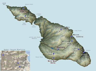 Catalina Island map