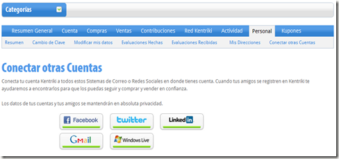 Screenshot Conectar Cuentas