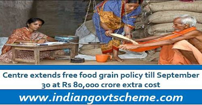 Centre extends free food grain policy