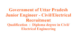 Junior Engineer - Civil/Electrical Recruitment - Government of Uttar Pradesh