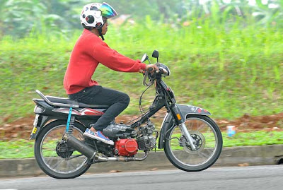 modifikasi motor bebek Honda Astrea Grand