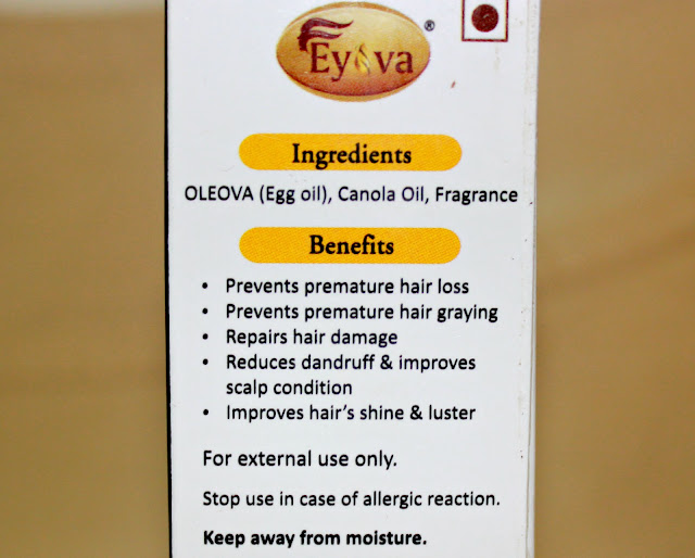 Eyova Hair Nutrient with Egg Oil Review