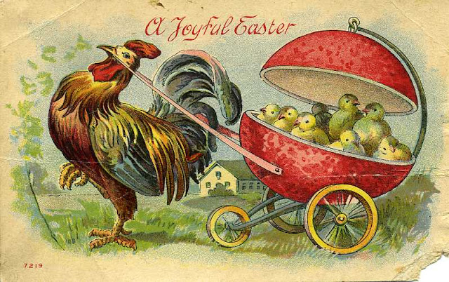 Carte postale ancienne Joyeuses Paques