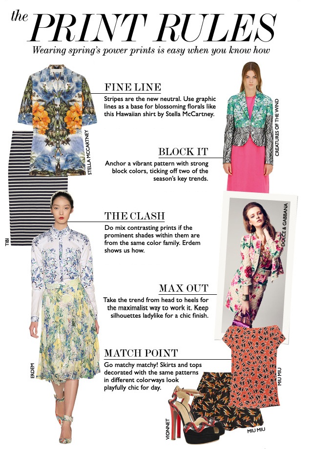 Fashion, Lifestyle and Beauty: Trend Watch: Print Clash