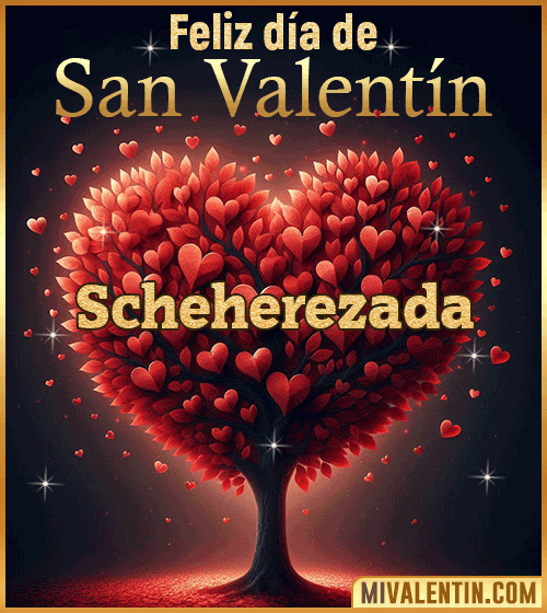 Gif feliz día de San Valentin Scheherezada
