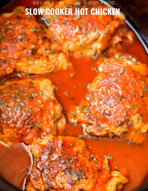 SLOW COOKER HOT CHICKEN